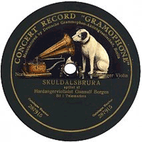Concert Record Gramophone 287915-287916